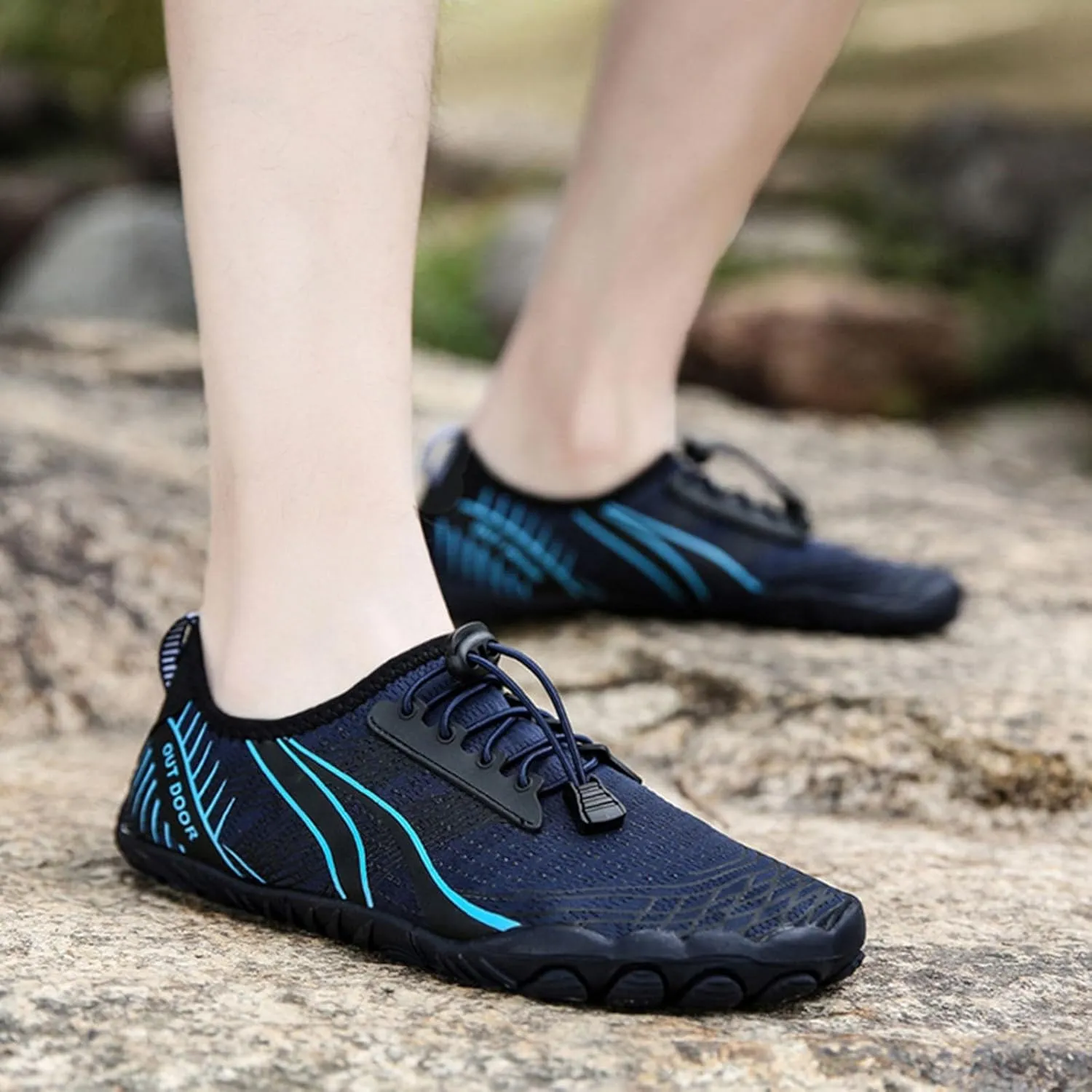 Water Shoes for Women Men Quick Dry Aqua Barefoot Beach Swim Pool Surf Hiking Yoga Lightweight Non Slip Breathable Wide Toe Outdoor Sports