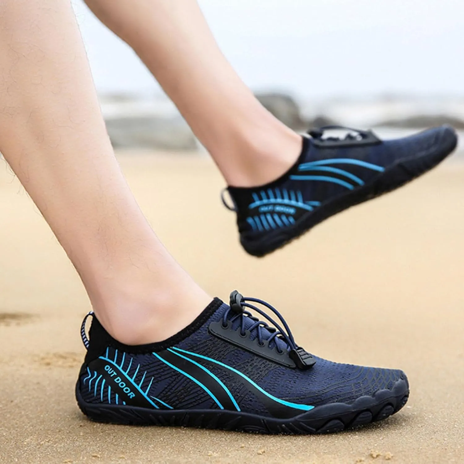 Water Shoes for Women Men Quick Dry Aqua Barefoot Beach Swim Pool Surf Hiking Yoga Lightweight Non Slip Breathable Wide Toe Outdoor Sports