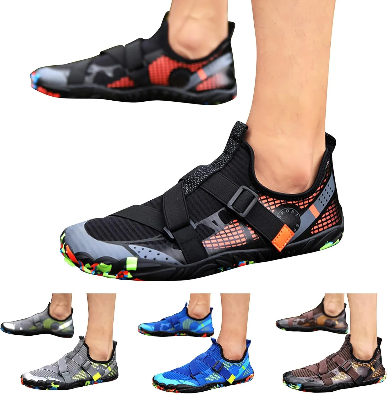 Water Shoes Men Size 10 Wide Lightweight Quick Drying Barefoot Water Shoes Cute Water Shoes Minimalist Shoes for Pool Beach Surf Walk Water Yoga