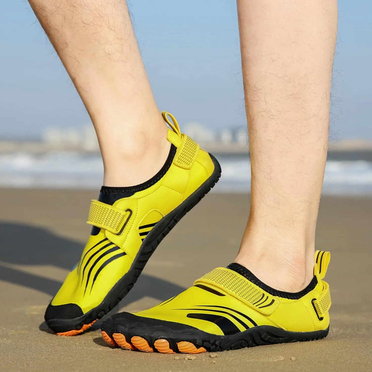 Water Shoes Men Wide Toe Box Non Slip Casual Arch Support Water Shoes Hiking Wide Water Shoes for Women Athletic Hiking Water Shoes for Beach Lake Pool Hiking Surfing Camping Size