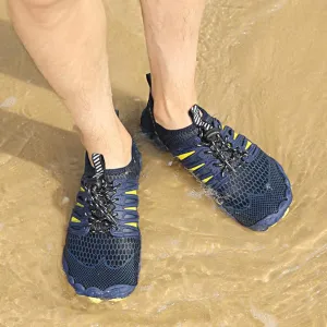 Water Shoes Women,Quick Dry Aqua Surf Barefoot Shoes,Comfy Breathable Pool Beach Swim Shoes for Men,Slip Resistant,Adult Unisex,for Boating Fishing Kayaking Yoga
