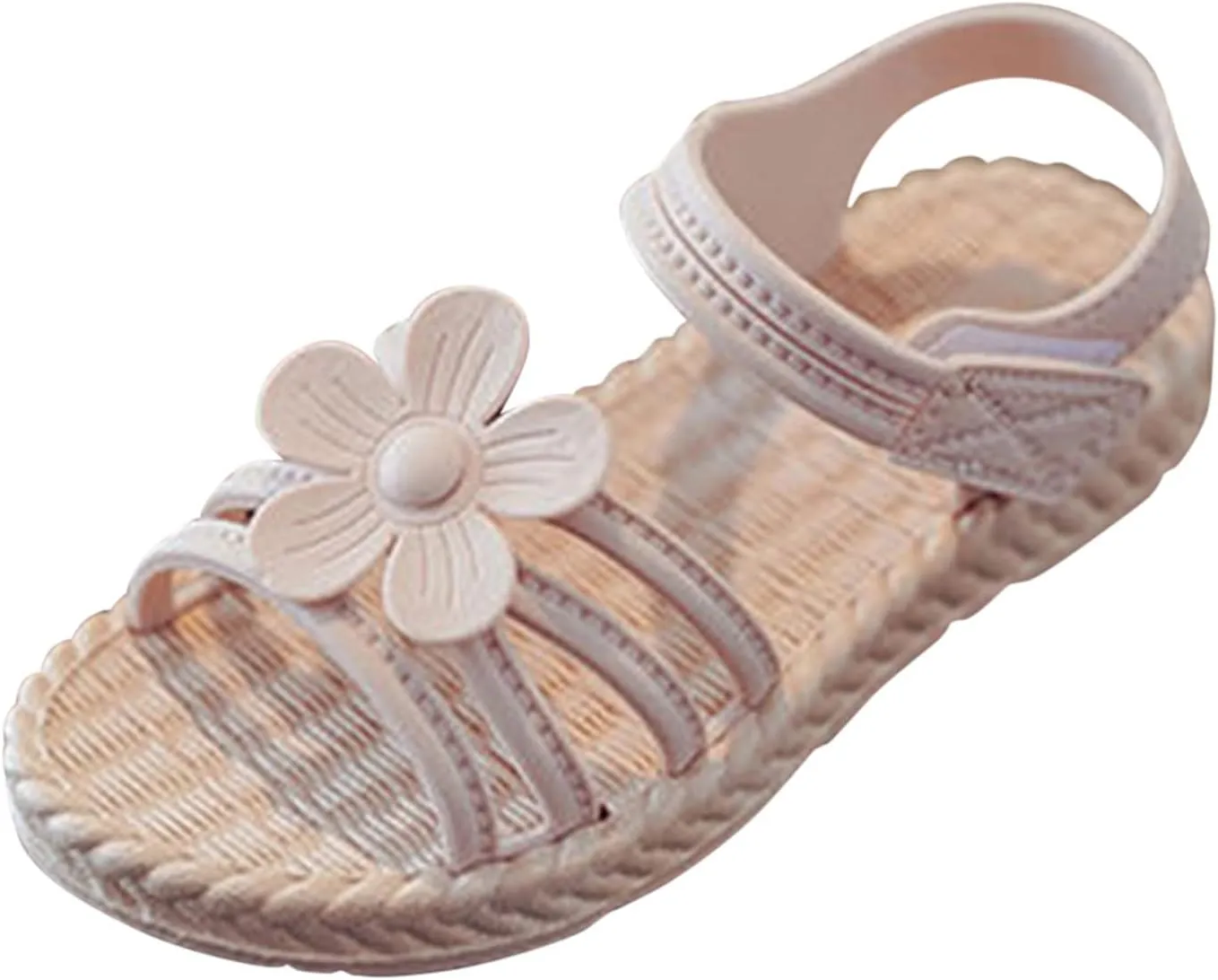 Wedge Sandals for Girls Size 3 Toddler Kids Infant Girls Soild Flower Princress Jelly Flip Flops for Kids