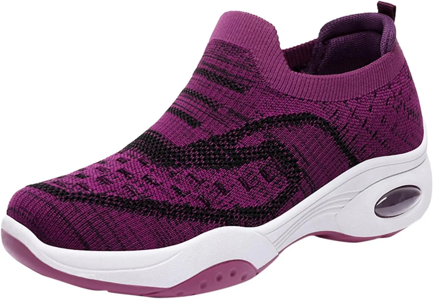 Women Running Shoes Athletic Tennis Sneakers Air Cushion Walking Shoes Lightweight Breathable Sneakers Workout Shoes