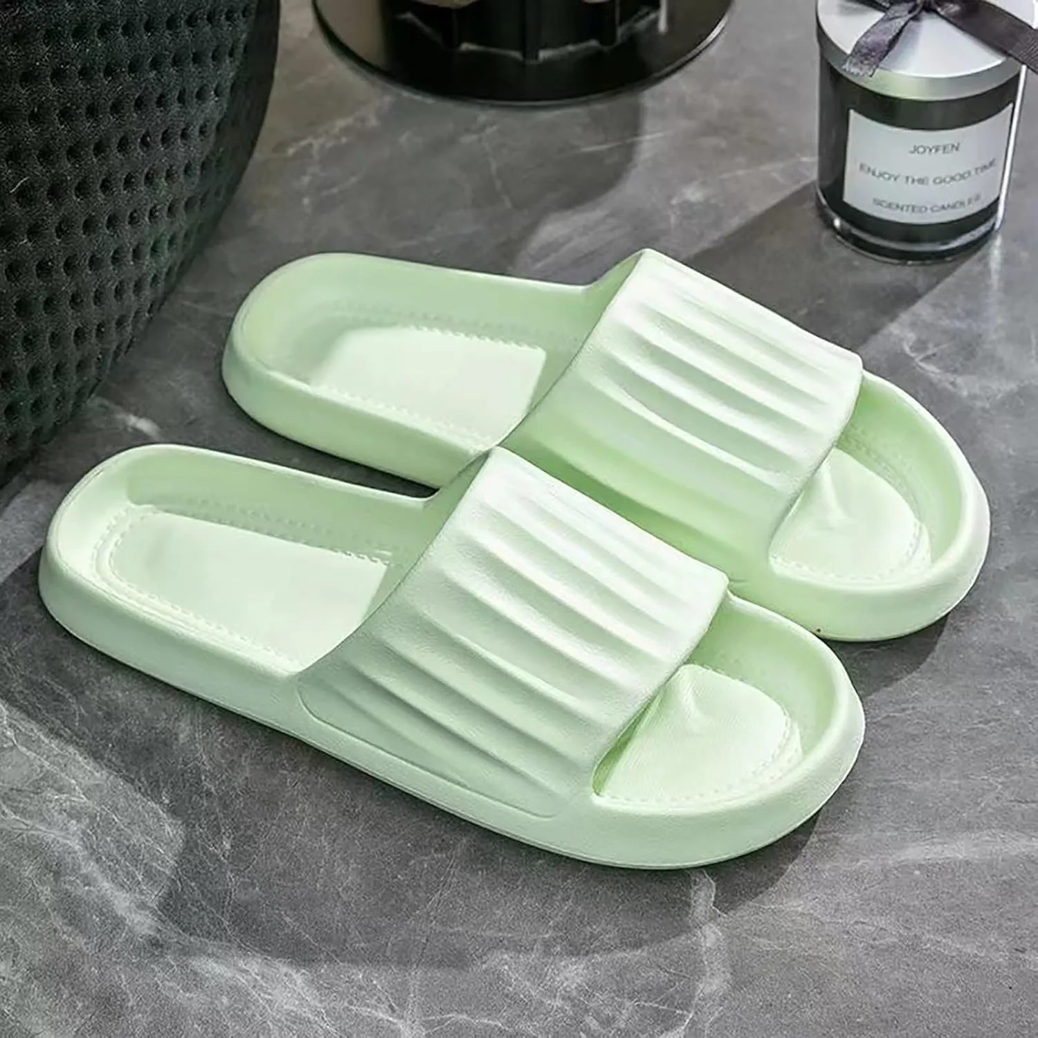 Women Slides Shower Shoes for Living Room Pool Beach Showers Swim Sandals Confortable Non Slip Shower Shoes