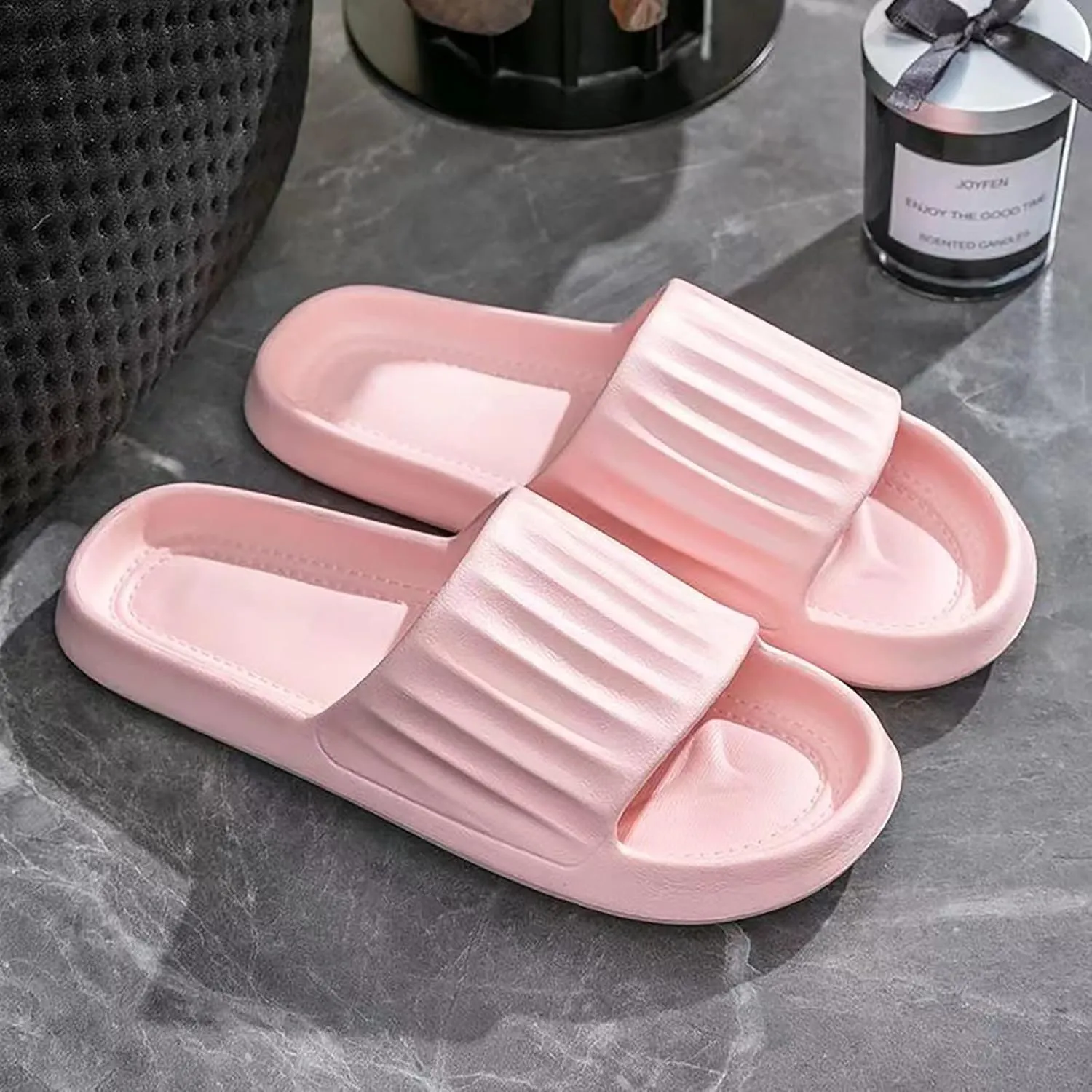 Women Slides Shower Shoes for Living Room Pool Beach Showers Swim Sandals Confortable Non Slip Shower Shoes