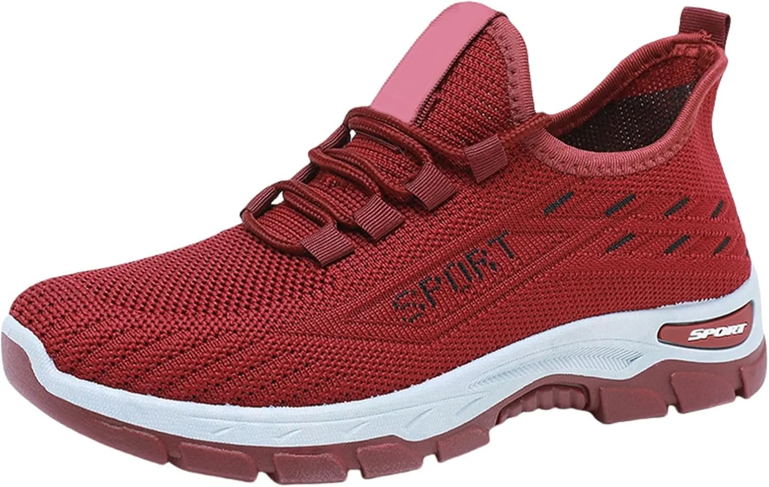 Women's Casual Orthopedic Sneakers Lightweight Breathable Mesh Walking Shoes Summer Comfortable Soft Sole Slip On Sneakers Athletic Workout Sports Tennis Shoes with Arch Support