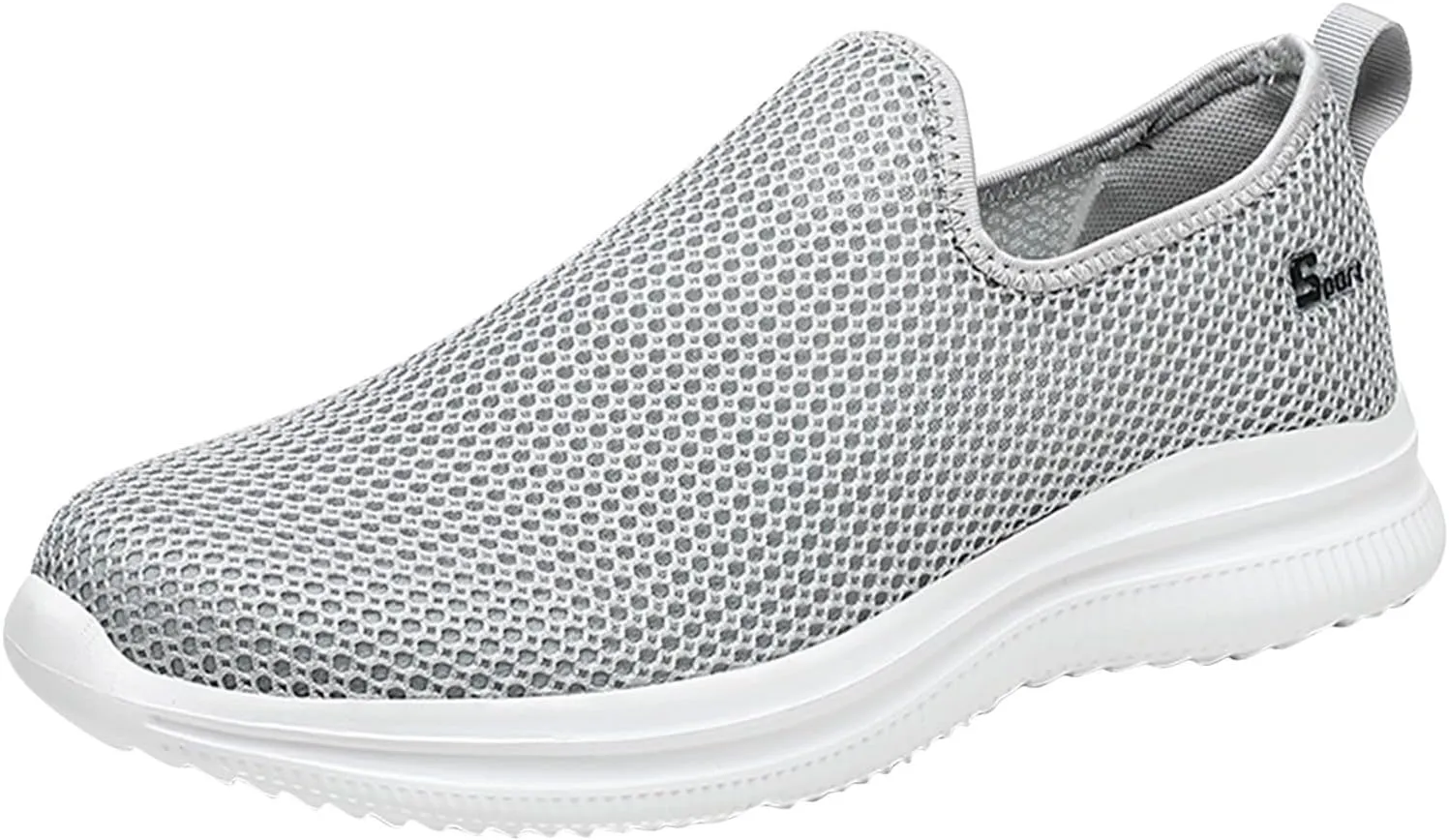 Women's Fashion Sneaker Mesh Slip On Black Non Slip Shoes for Women Comfortable White Running Shoes Men Suede Loafers Women Fashion Sneakers for Women