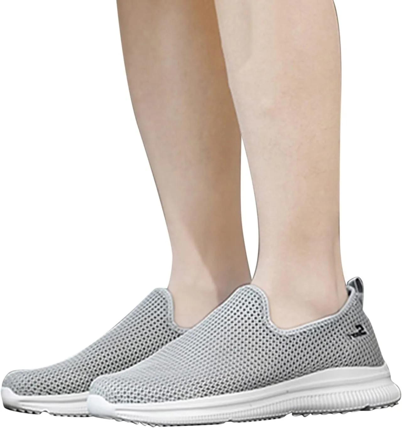 Women's Fashion Sneaker Mesh Slip On Black Non Slip Shoes for Women Comfortable White Running Shoes Men Suede Loafers Women Fashion Sneakers for Women