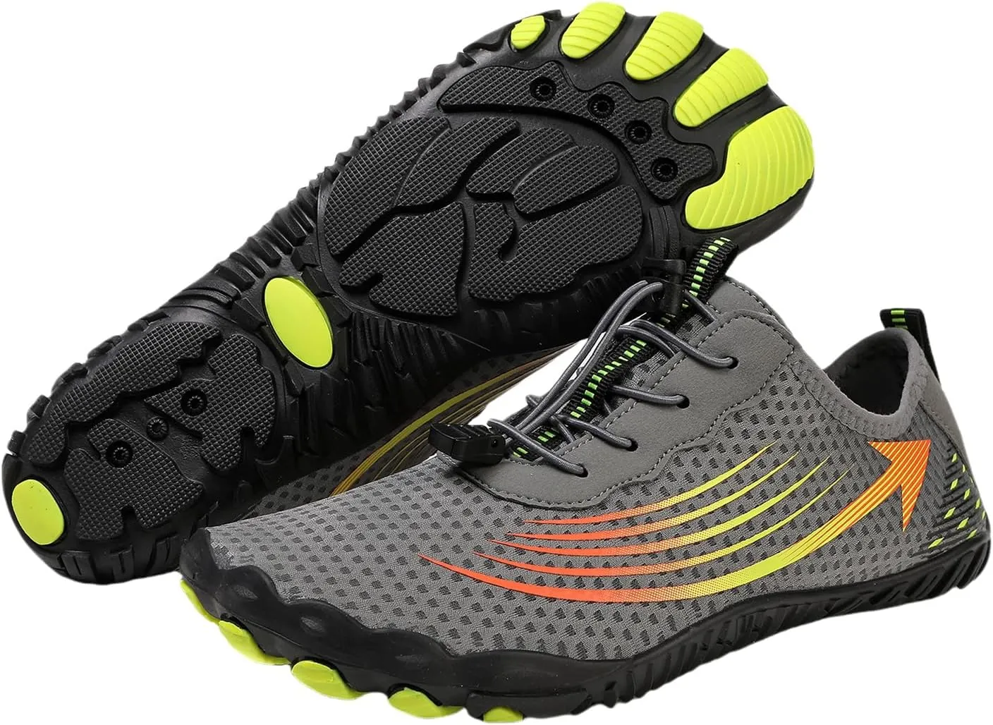 Womens Hiking Shoes Lightweight Healthy & Non-Slip Barefoot Footwear Breathable Quick-Dry Water Sports Barefoot Shoes Fashion Swim Beach Pool Surf Yoga Sneakers Grounding Shoe