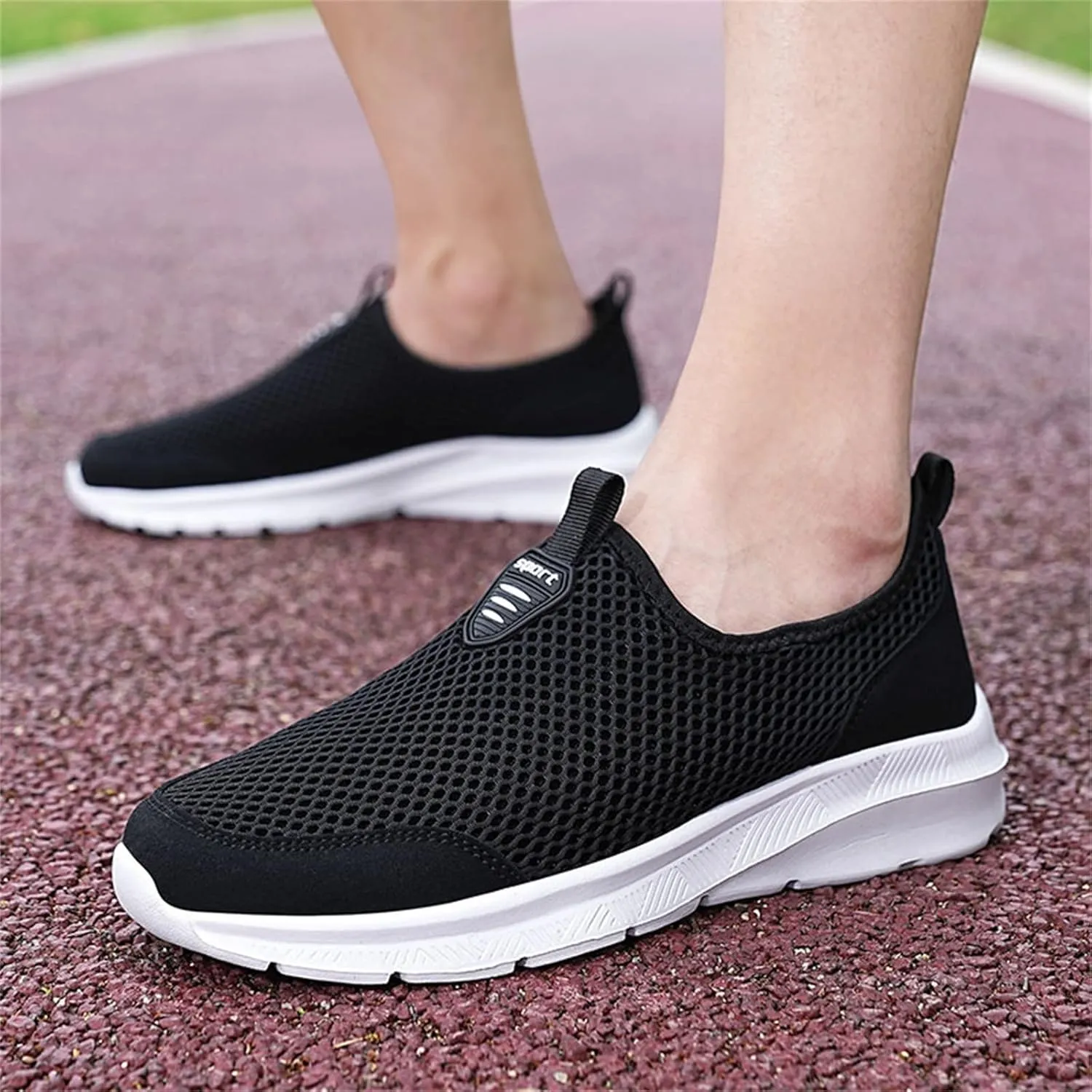 Women's Lightweight Slip On Walking Running Shoes Womens Tennis Shoes Comfortable Men's Casual Shoes Shoes Sneakers Red Tennis Shoe Trainers Shoe