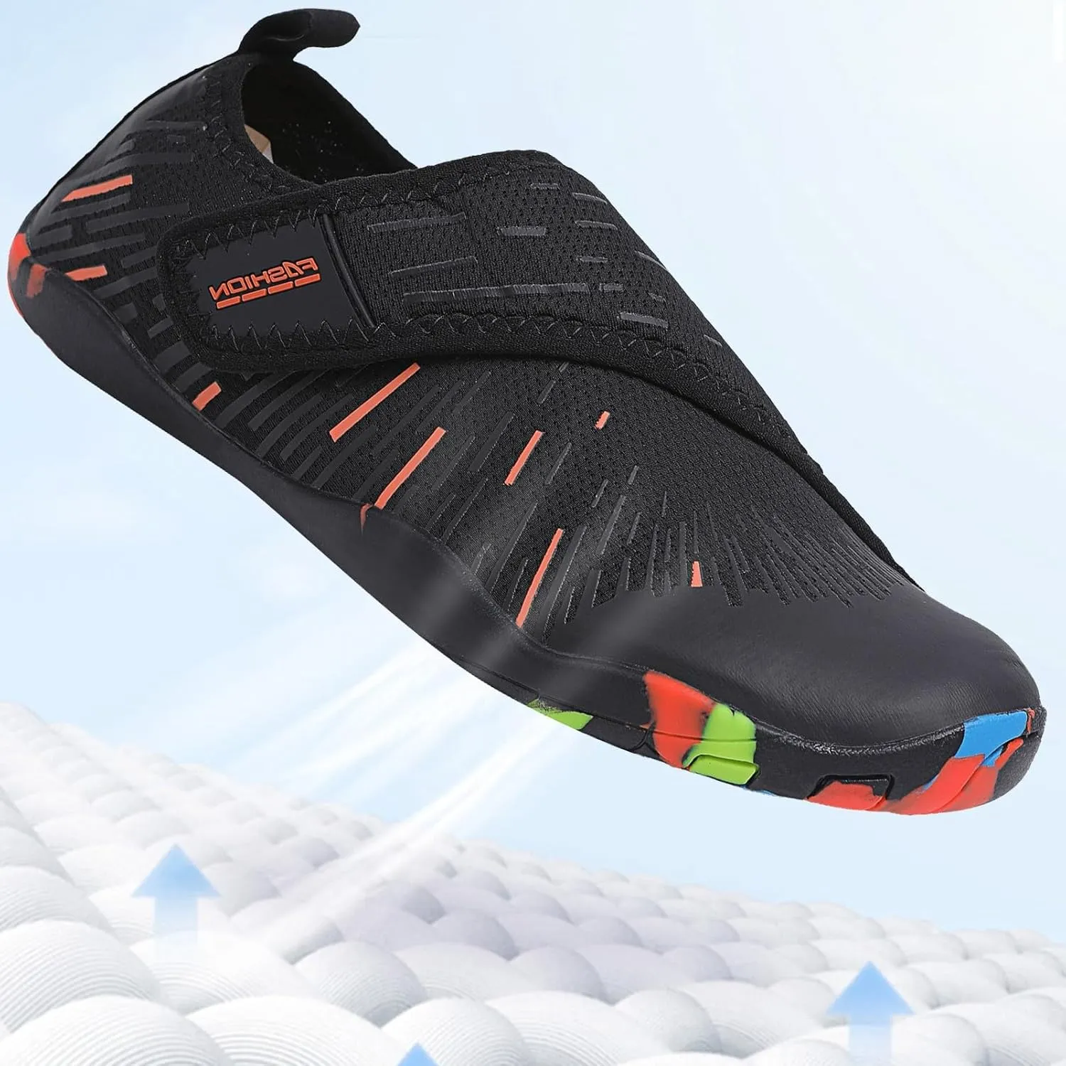 Womens Mens Athletic Hiking Water Shoes, Breathable Quick Dry Aqua Barefoot Footwears for Surfing Training Kayaking