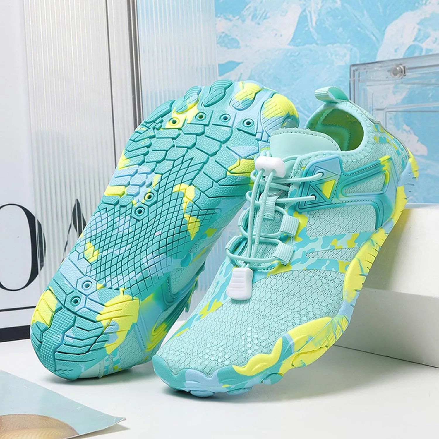 Womens Mens Water Shoes Quick Dry Barefoot Aqua Socks for Beach Swim Pool Surf Hiking Kayaking Yoga Outdoor Water Sports Activities