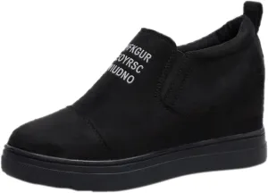 Womens Orthopedic Casual Walking Sneakers Slip On Shoes with Arch Support Comfortable Loafers Plantar Fasciitis Relief Foot Heel Pain Diabetic
