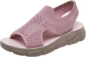 Womens Platform Wedge Sandals Dressy Summer Shoes Comfortable Ankle Strap Open Toe Boho Espadrille Slides for Casual Beach Walking Outdoor Activities Orthopedic Shoes for Women