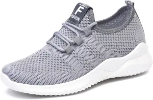 Womens Running Shoes Slip On Arch Support Orthopedic Shoes Non Slip Mesh Breathable Sneakers Lightweight Athletic Gym Workout Tennis Training Sneakers for Summer