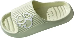 Womens Slides Open Toe Shower Shoes Bathroom Sandals Quick Drying Shower Slippers Women's Cloud Slides