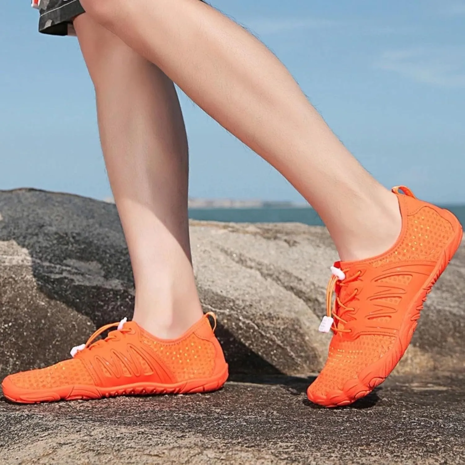 Womens Slip On Minimalist Wading Shoes Non Slip Water Shoes Beach Sports Quick-Dry Barefoot for Boating Fishing