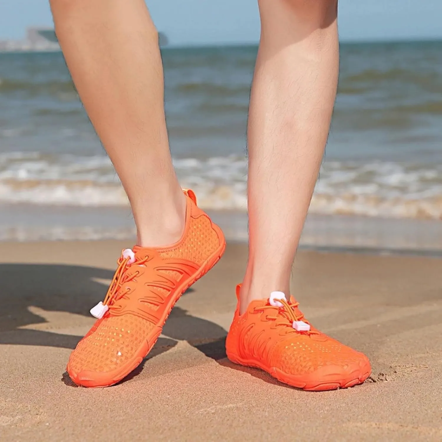 Womens Slip On Minimalist Wading Shoes Non Slip Water Shoes Beach Sports Quick-Dry Barefoot for Boating Fishing