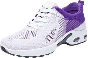 Womens Slip On Sneakers Lightweight Arch Support Walking Shoe Casual Orthopedic Shoes Comfortable Air Cushion Running Shoes Non Slip Mesh Air Cushion Sneakers Plantar Fasciitis Tennis Shoe