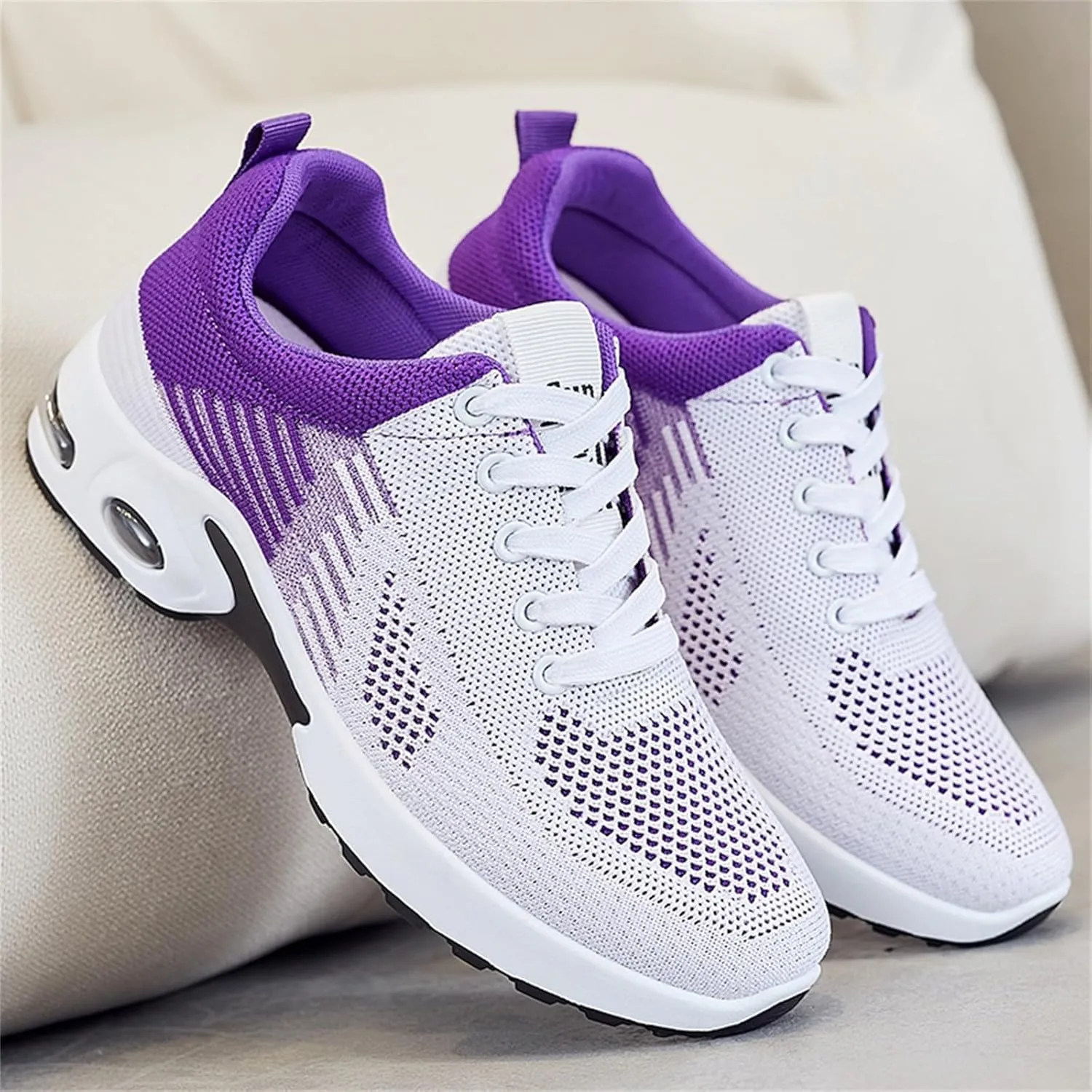 Womens Slip On Sneakers Lightweight Arch Support Walking Shoe Casual Orthopedic Shoes Comfortable Air Cushion Running Shoes Non Slip Mesh Air Cushion Sneakers Plantar Fasciitis Tennis Shoe