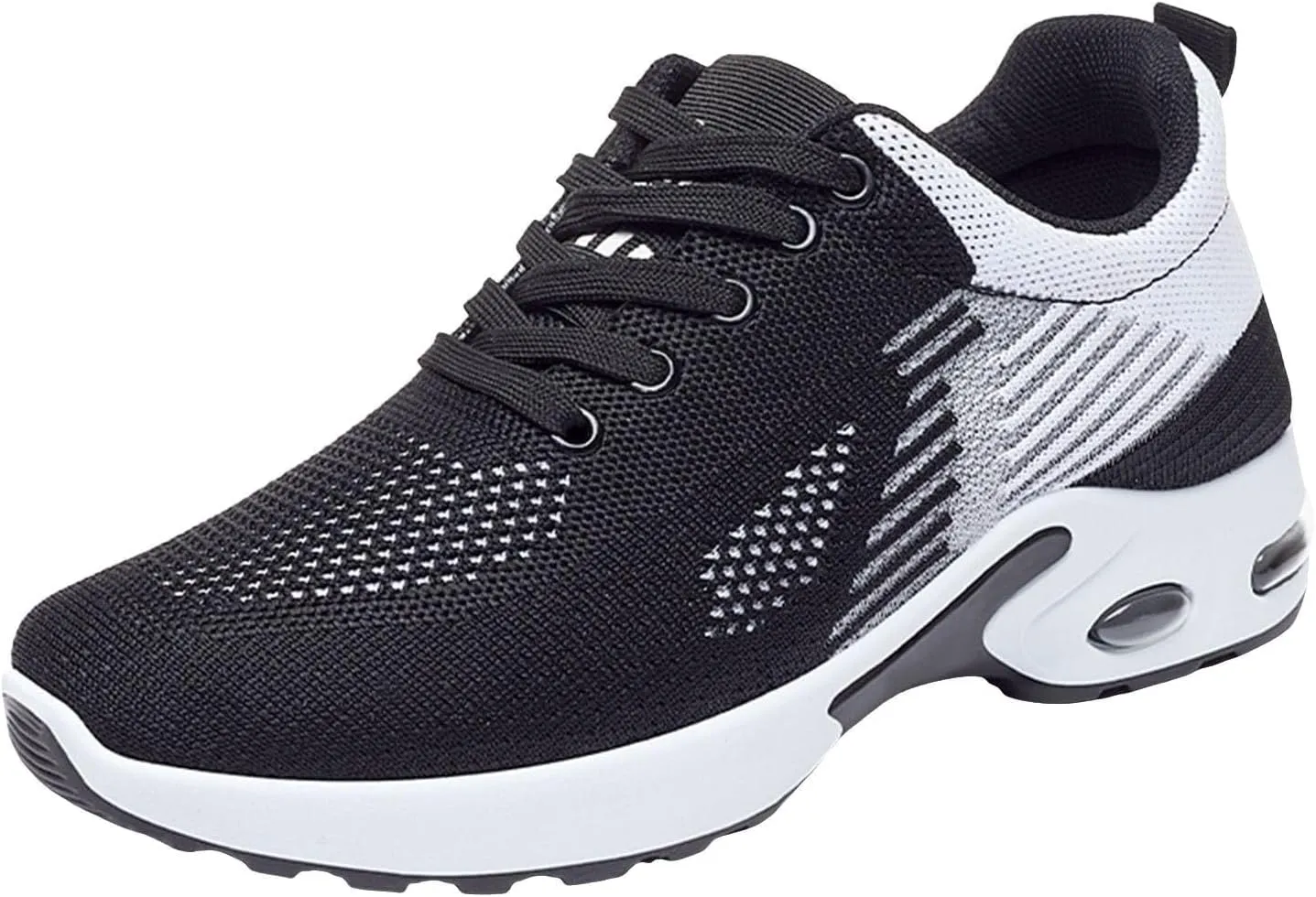 Womens Slip On Sneakers Lightweight Arch Support Walking Shoe Casual Orthopedic Shoes Comfortable Air Cushion Running Shoes Non Slip Mesh Air Cushion Sneakers Plantar Fasciitis Tennis Shoe