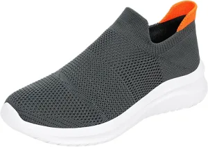 Womens Slip On Walking Shoes Non Slip Running Shoes Mens Running Shoes Walking Casual Tennis Shoes Walking Sneakers White Tennis Shoe Cross Trainer Shoe