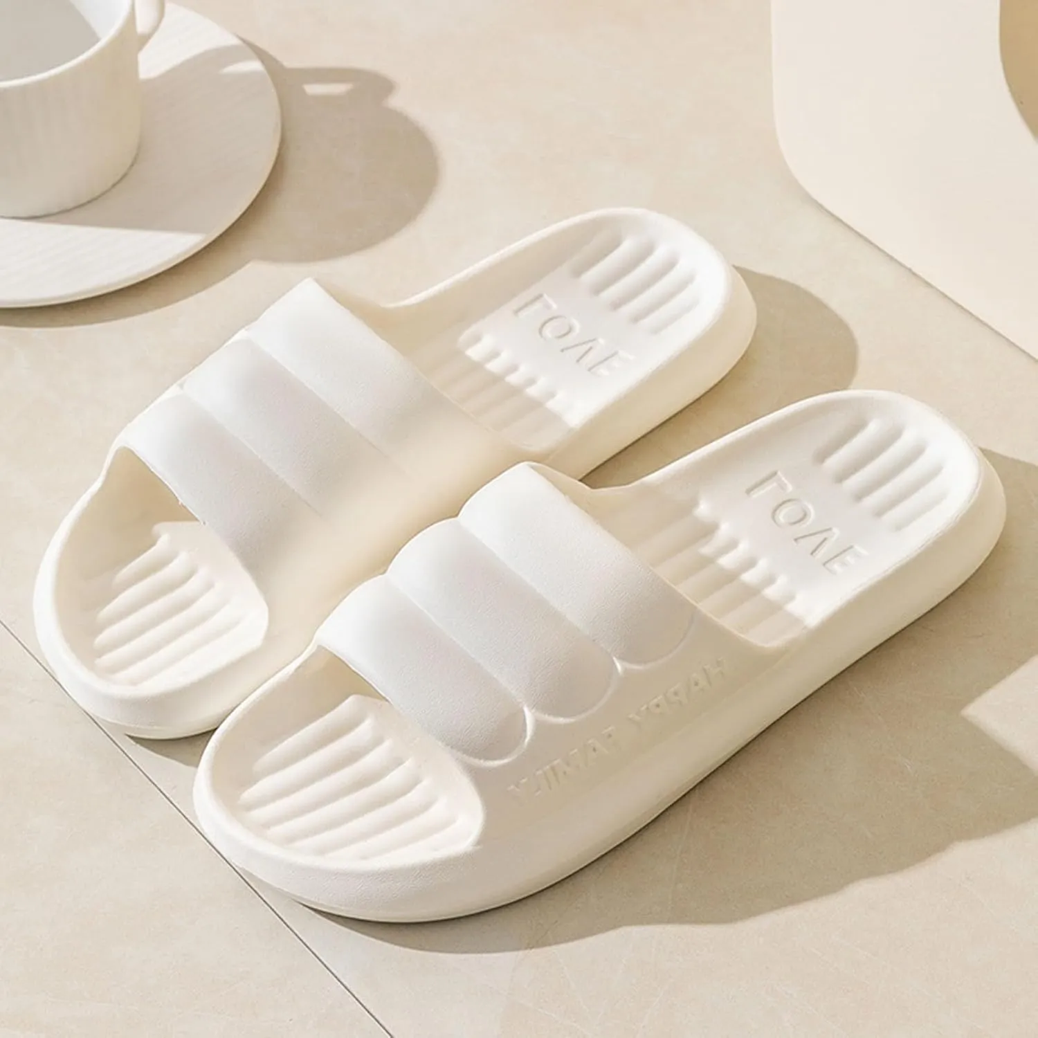 Women's Soft Flat Soled Sandal Open Toe Shower Shoes Bathroom Sandals Open Toe Shower Shoes Women's Slides