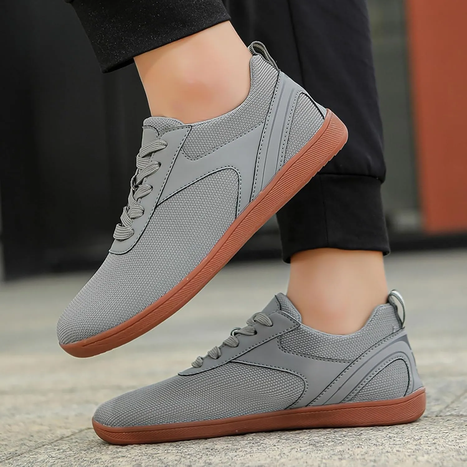 Womens Tennis Shoes Cute Woman Shoes Casual High Top Sneakers Men's KnitFlex Breeze Mesh Sneakers Oxfords Lace Black Tennis Shoe Cross Trainer Shoe