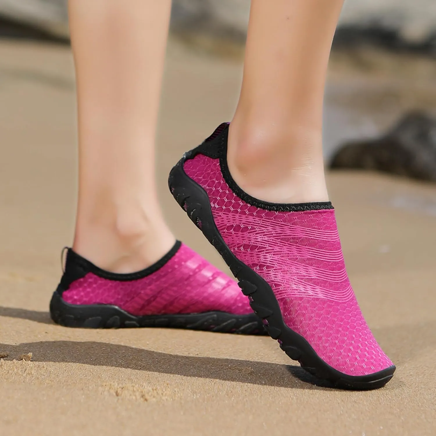 Women's Wading Shoes Comfortable Non Slip Quick Drying Socks Water Shoes Grounded Barefoot Footwear for Swim