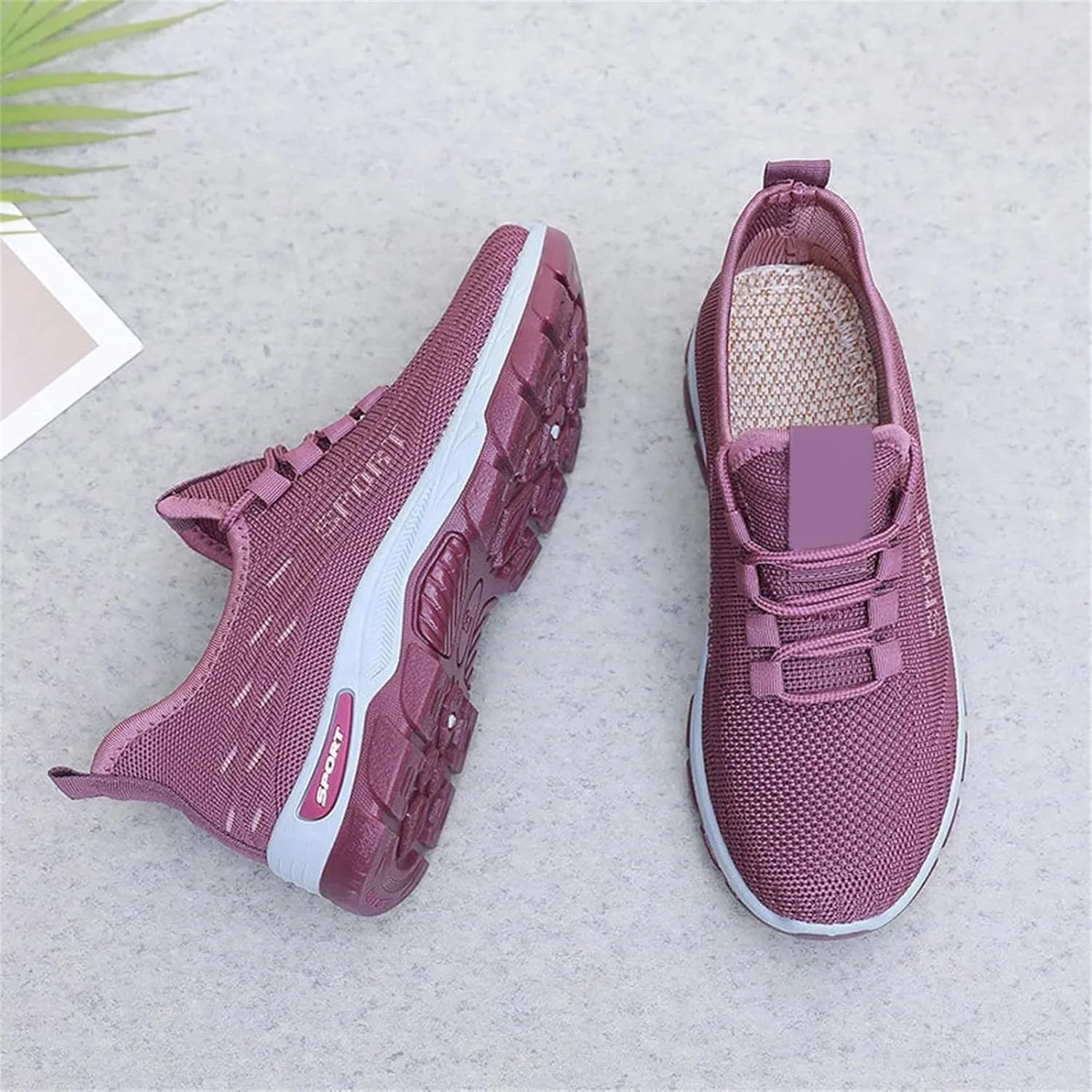 ZWRXW Orthopedic Sneakers for Women Comfortwear Shoes Arch Support Orthopedic Walking Shoes Breathable Non Slip Casual Athletic Sneakers Mesh Up Running Sneaker